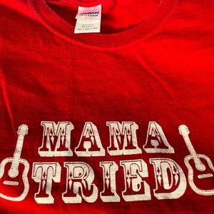 T~shirt Merle Haggard~MAMA TRIED🎶 🎵🎶🎵Good condition👕UNISEX